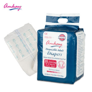 product-grid-gallery-item Amkay Adult Diaper Pants - Large (L) Size| Waist Size (96-142cm | 38-56 inches)| Easy-to-wear, Unisex| High Absorbency, Leak Proof with Overnight Protection (Pack of 10 Counts)